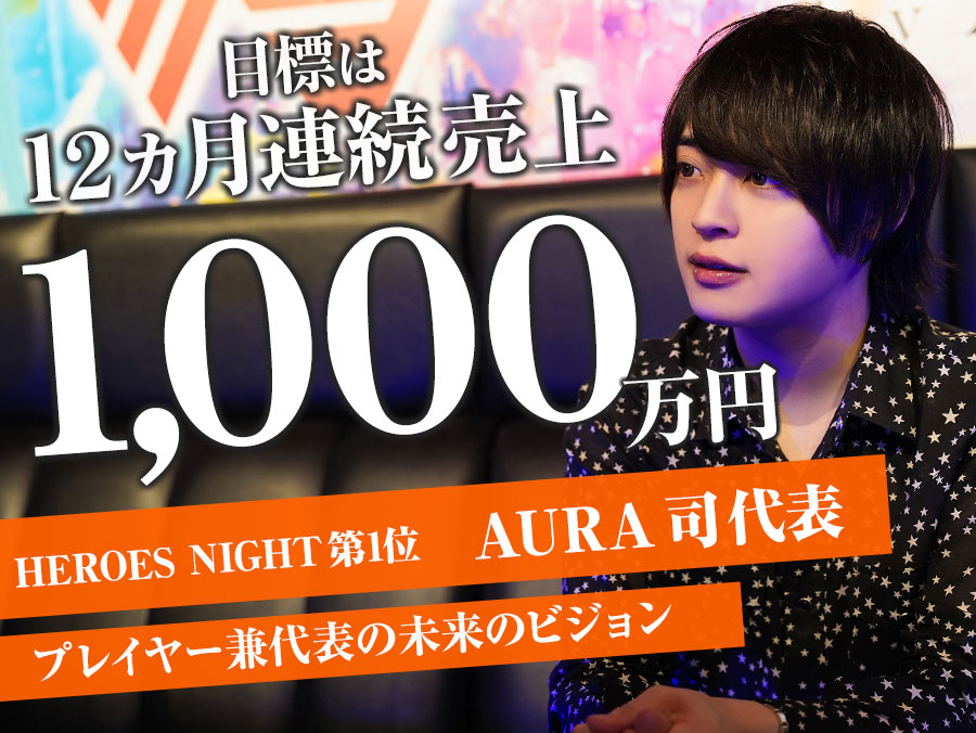 目標は12ヶ月連続売上1,000万円！AURA司代表はバイトから3年で代表就任
