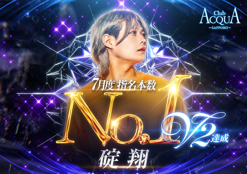 碇 翔 7月度指名No.1