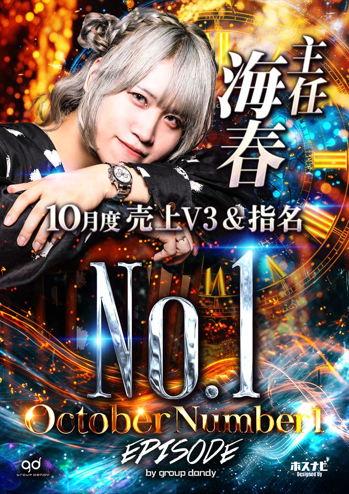 10月度売上指名No.1