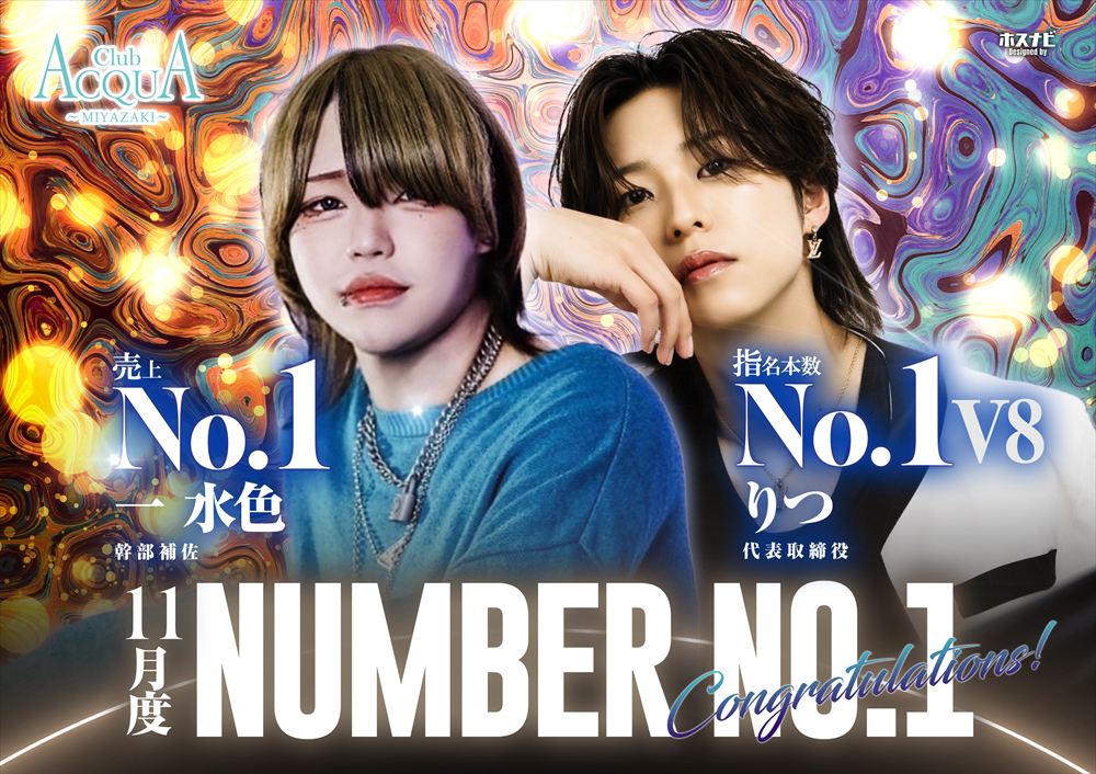 11月度売上指名No.1