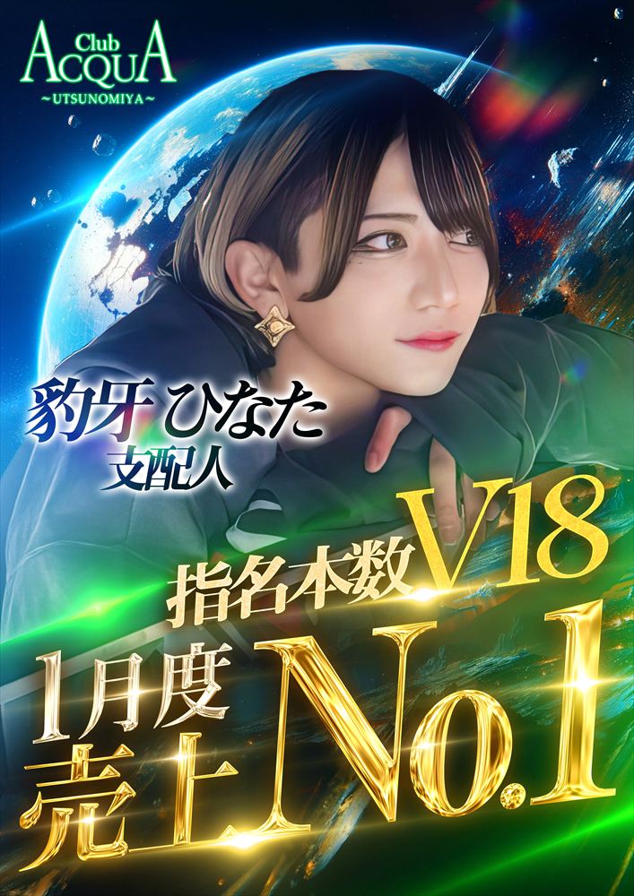 1月度ナンバー1