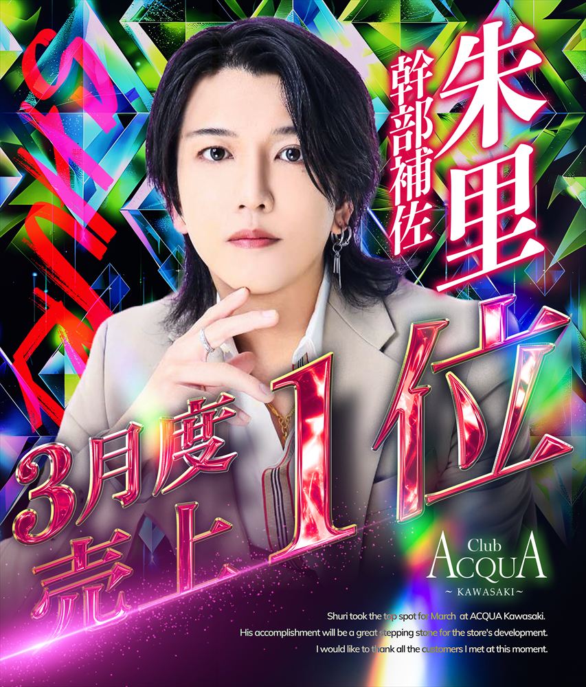 3月度売上No.1