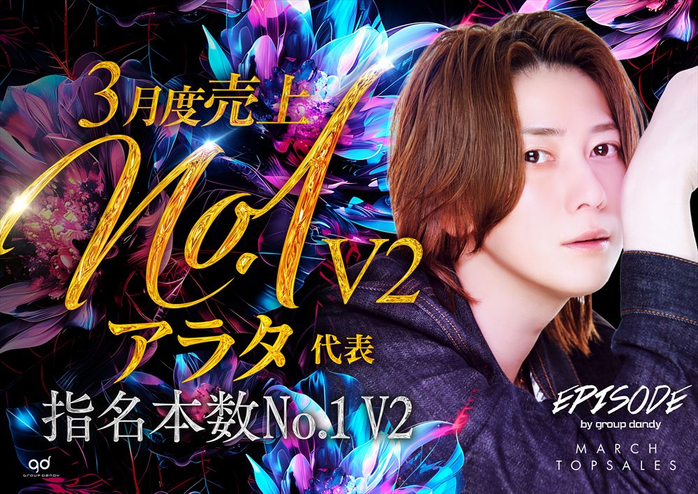 3月度売上指名No.1