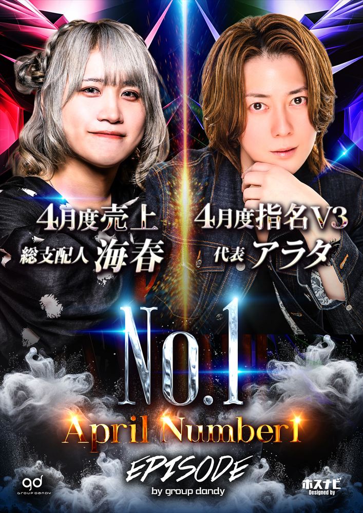 4月度売上指名No.1