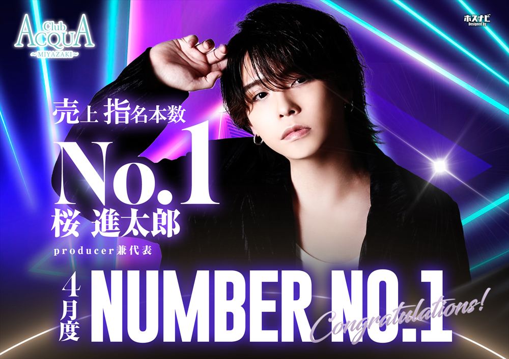 4月度売上指名No.1