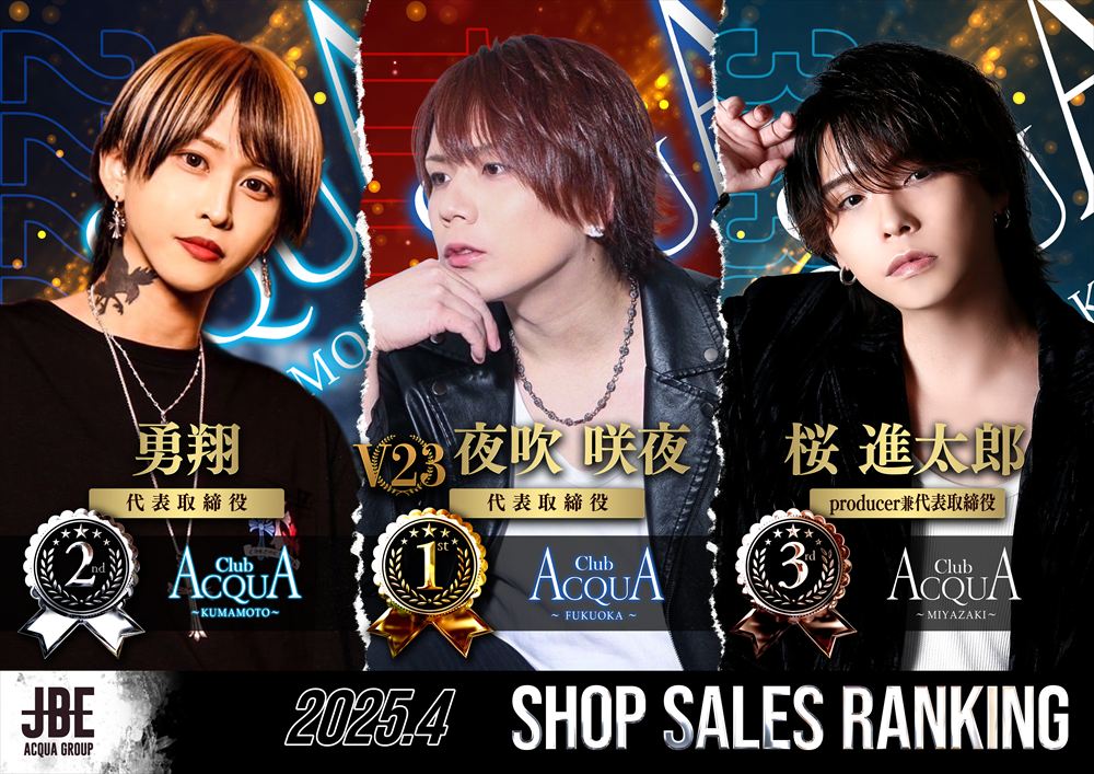JBE 4月度店舗ランキング